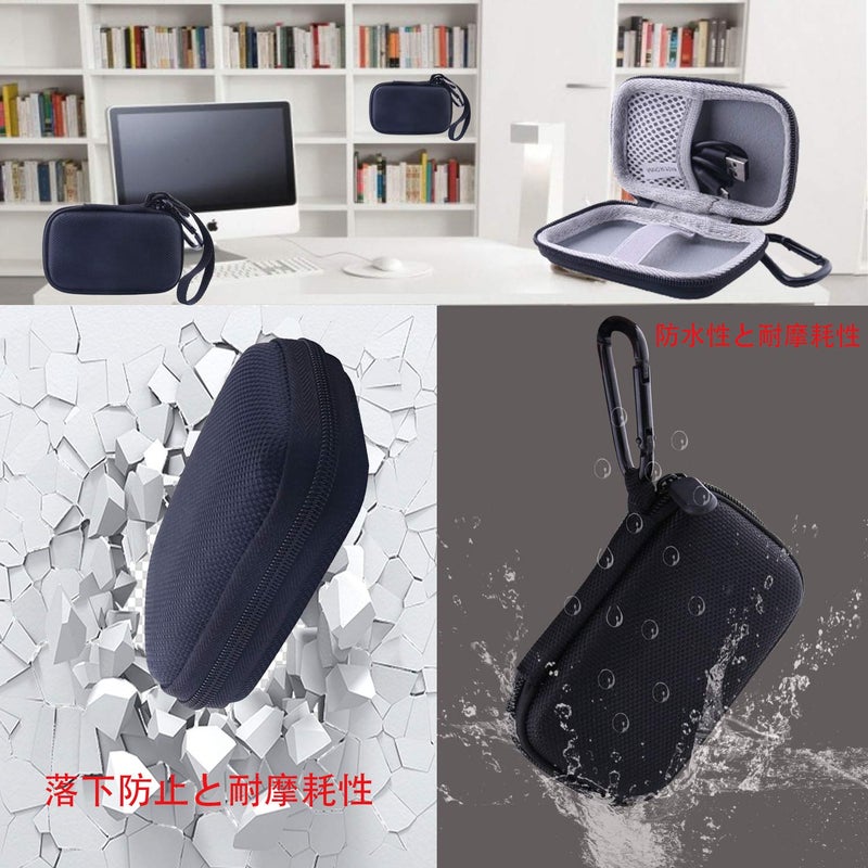WERJIA Hard EVA Travel Case for Sony Wi-Xb400/Wi-C200/ WI-C310 Wireless in-Ear Headphones. Earphone Carrying Case MP3 Player Case Headphone Small Storage Pouch - Image 4